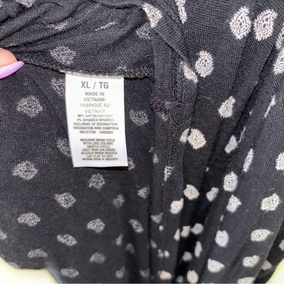 American Eagle, Black Tank Top Open Back, Size Extra Large - Picture 5 of 5